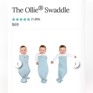 Ollie swaddle wrap